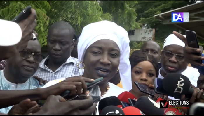Législatives 2022 à Kaolack : « Je viens d'accomplir mon devoir civique...J'appelle tous les citoyens à venir voter » (Aminata Touré)