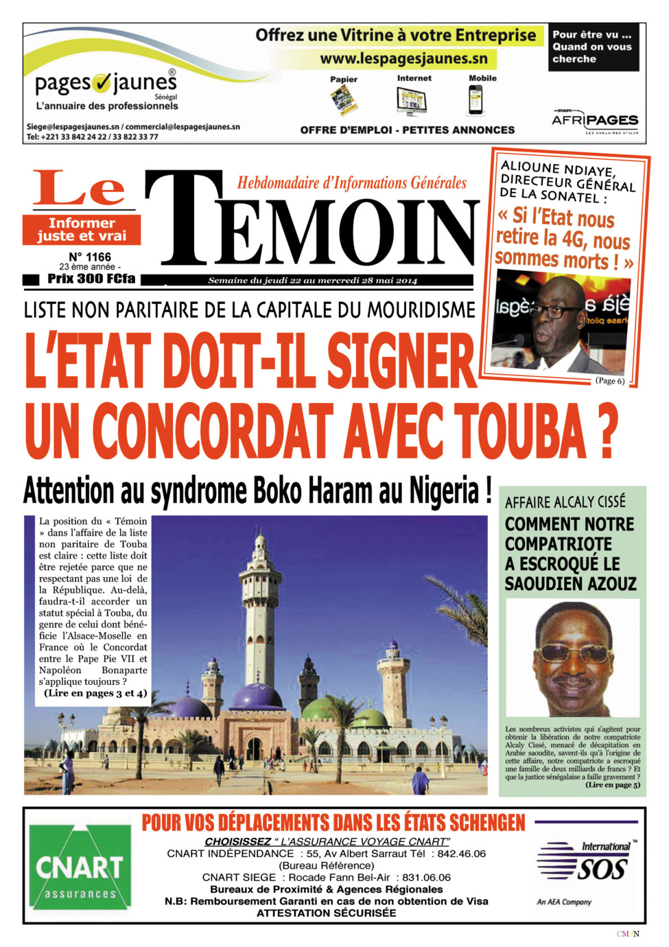 Le Témoin du 22 mai 2014