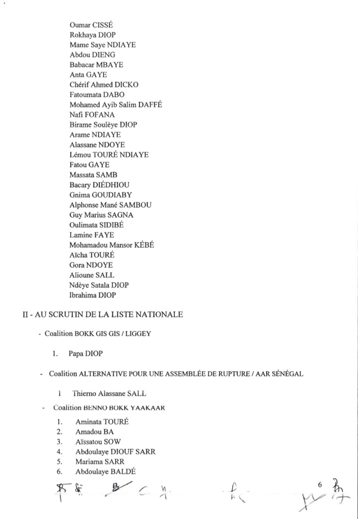 Résultats élections législatives 2022 : Voici en intégralité la décision du conseil constitutionnel Résultats élections législatives 2022 : Voici en intégralité la décision du conseil constitutionnel