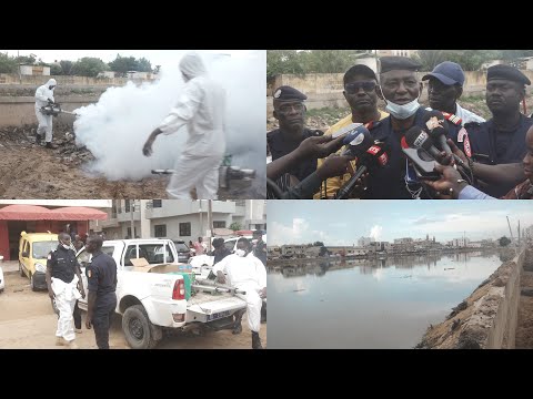 Lutte contre les maladies hivernales : le Service National de l’Hygiène lance une opération pour désinfecter les zones inondées de Dakar