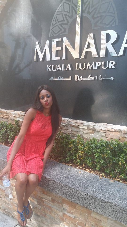 Katy Chimère Diaw en lune de miel à Shangri-La Hôtel, Kuala Lumpur en Malaisie