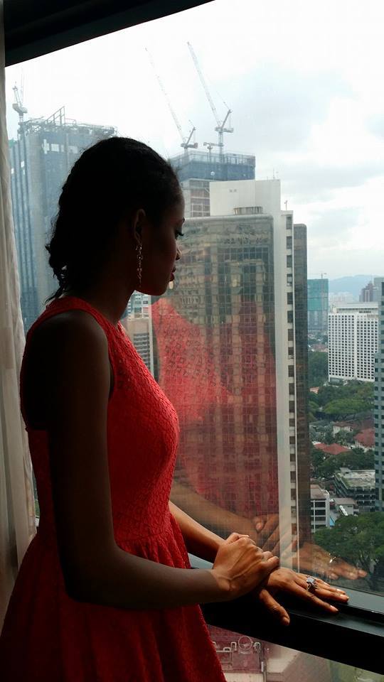 Katy Chimère Diaw en lune de miel à Shangri-La Hôtel, Kuala Lumpur en Malaisie