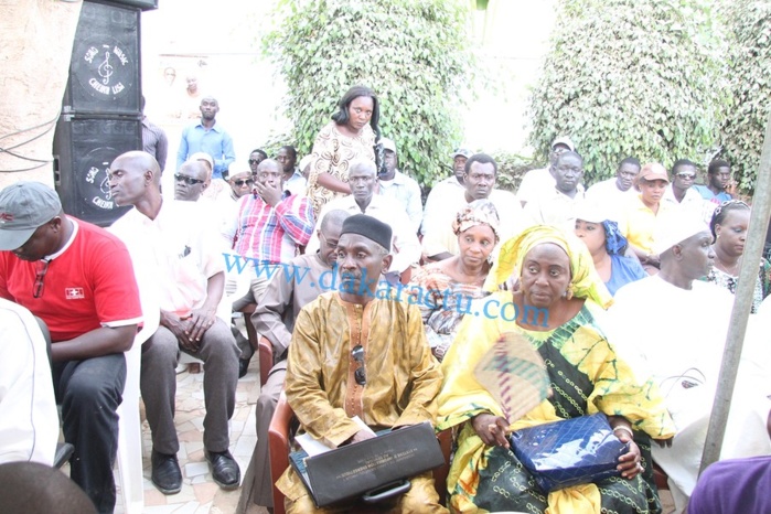 Les images de la conférence de presse de Mimi Touré