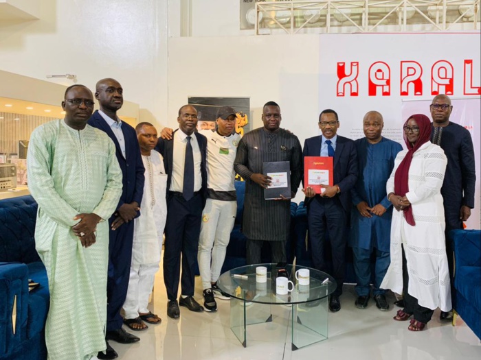 Coupe du monde FIFA Qatar 2022| signature contrat sponsoring entre SUNUBET et la Radiotélévision Sénégalaise (RTS)