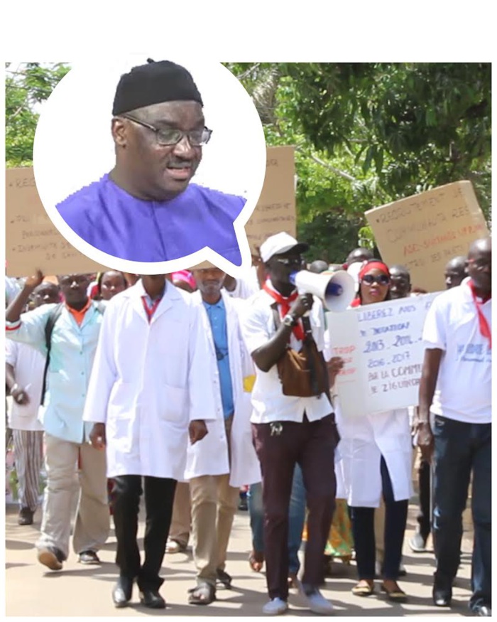 And Gueusseum, l’intersyndicale des Collectivités territoriales, ministre de la santé : Le Dr Ousmane Dia expose les conséquences et avertit…