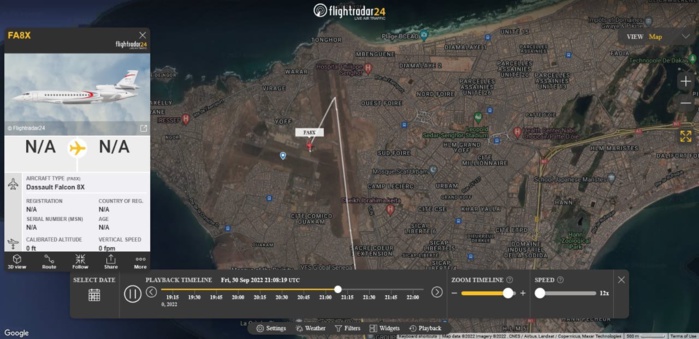 Coup d'État au Burkina : mystère autour d'un jet privé qui a quitté Ouagadougou pour atterrir à l'aéroport militaire de Dakar.