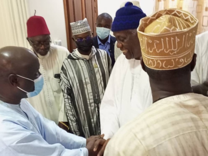 Gamou Tivaouane 2022 :  Images d'Idrissa Seck en visite chez le Khalife