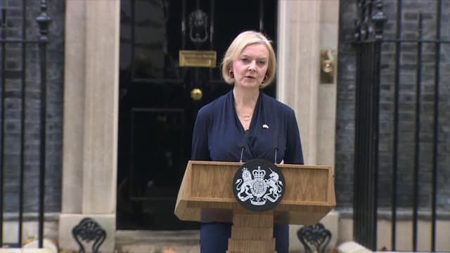 Royaume-Uni : la Première ministre Liz Truss annonce sa démission.