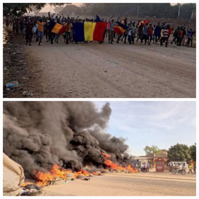 Manifestation au Tchad : une "trentaine" de morts, dont une "dizaine" parmi les forces de sécurité Manifestation au Tchad : une "trentaine" de morts, dont une "dizaine" parmi les forces de sécurité