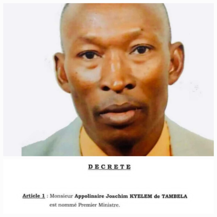Burkina Faso : Me Appolinaire Joachim Kyelem de Tambela désigné comme premier ministre Burkina Faso : Me Appolinaire Joachim Kyelem de Tambela désigné comme premier ministre