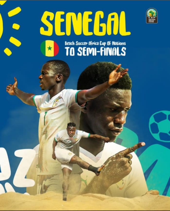 CAN Beach Soccer 2022 : À l’issue d’un match serré, le Sénégal bat l’Égypte et file en demi-finale…