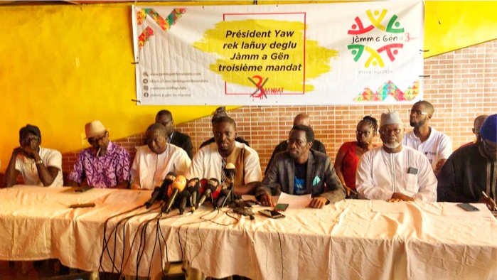 Présidentielle 2024 : des mouvements citoyens lancent « Jamm a Gën » 3ème mandat et avertissent le Président Macky Sall.