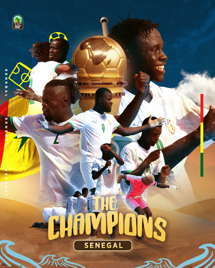 Finale CAN Beach Soccer 2022 : Le Sénégal bat (encore) l’Égypte aux tirs au but et remporte son 7ème titre continental ! Finale CAN Beach Soccer 2022 : Le Sénégal bat (encore) l’Égypte aux tirs au but et remporte son 7ème titre continental !