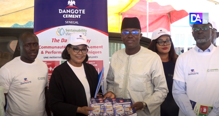 Semaine de la Durabilité : Dangote Cement Sénégal appuie en fournitures scolaires les communes de Pout, Keur Moussa et Diass pour soutenir les élèves