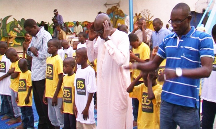 N'dogou » avec les petits de l’empire des enfants : Eurogerm Sénégal  sacrifie à sa tradition