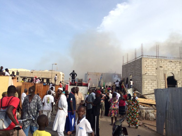 Urgent : Le marché "Baol-Baol" de Fass réduit en cendres