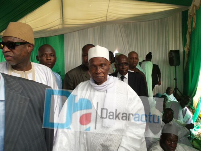 L'ancien président de la République, Abdoulaye Wade était à la mosquée Mazalikoul Jinnan