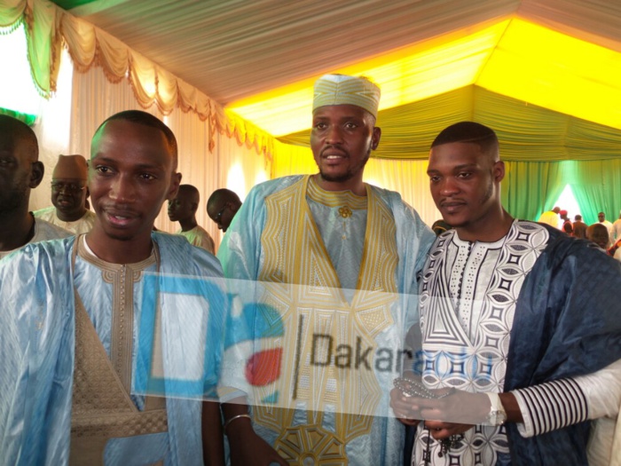 Mara Ndiaye, le DG de la LCS en compagnie de Masamba et Khadim, les deux fils de Me Madické Niang