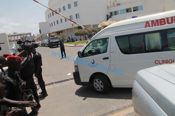Les images de l'arrivée de Bibo Bourgi au palais de Justice de Dakar