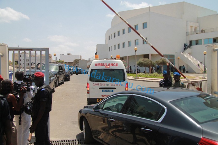 Les images de l'arrivée de Bibo Bourgi au palais de Justice de Dakar