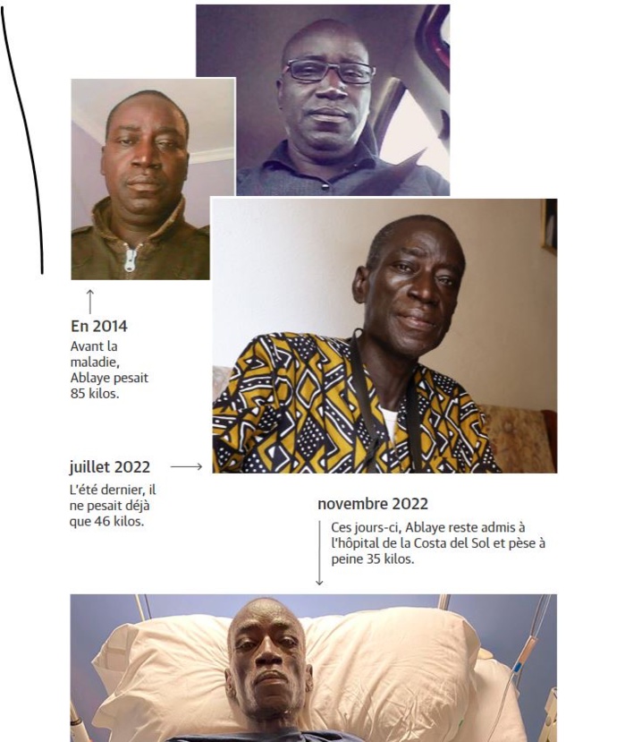 Atteint d’une maladie incurable en Espagne et condamné à la mort : la dernière volonté d‘Ablaye Mboup en passe d’être réalisée ?