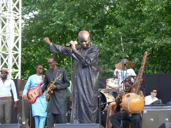 Les images du show de Oumar Pène ce 3 Aout au Parc de la Villette à Paris