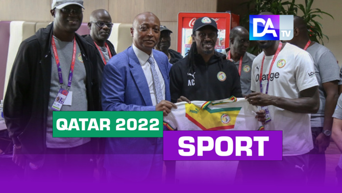 Mondial 2022 : Le président de la CAF, Patrice Motsepe, a rendu visite aux Lions, à doha… Mondial 2022 : Le président de la CAF, Patrice Motsepe, a rendu visite aux Lions, à doha…