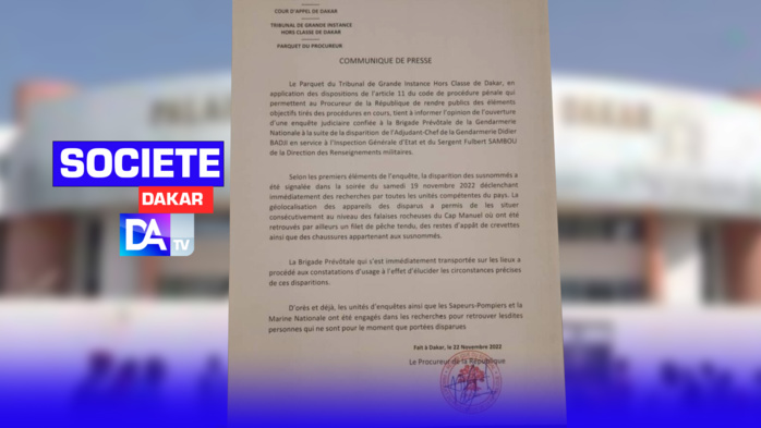 Disparition de 2 militaires : les révélations du parquet, leur dernière localisation au niveau des falaises rocheuses du Cap manuel. Disparition de 2 militaires : les révélations du parquet, leur dernière localisation au niveau des falaises rocheuses du Cap manuel.