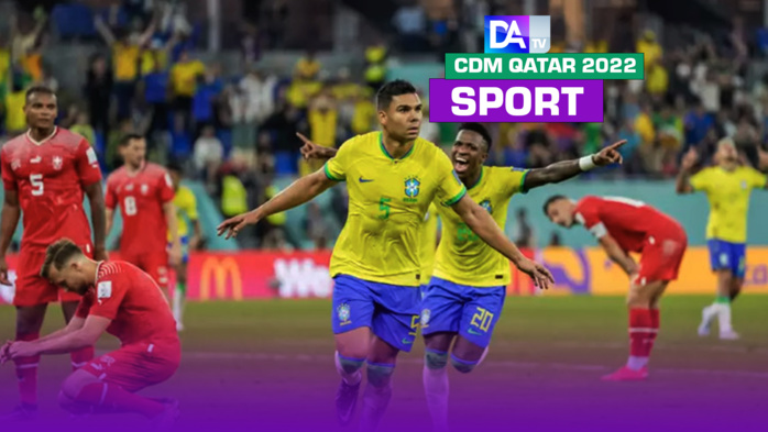 Mondial 2022 : Sans Neymar, le Brésil domine la Suisse et se qualifie en huitièmes de finale…