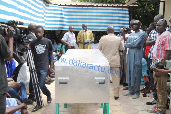 Les images de la levée du corps de l'étudiant Bassirou Faye à l'Hôpital Principal de Dakar