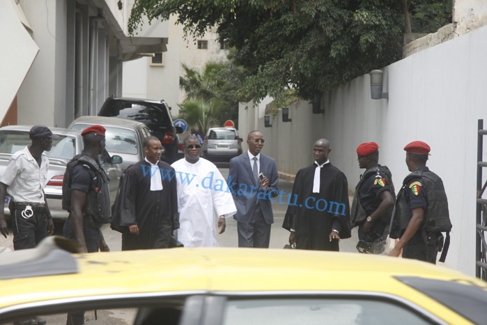 Les images de Abdoulaye Baldé à la CREI, en compagnie de ses avocats