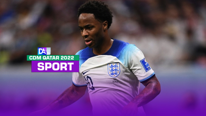 Angleterre vs Sénégal : L’attaquant anglais, Raheem Sterling est forfait !