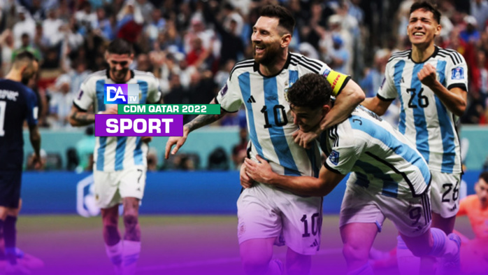 Mondial: l'Argentine de Messi en finale en dominant la Croatie (3-0) Mondial: l'Argentine de Messi en finale en dominant la Croatie (3-0)