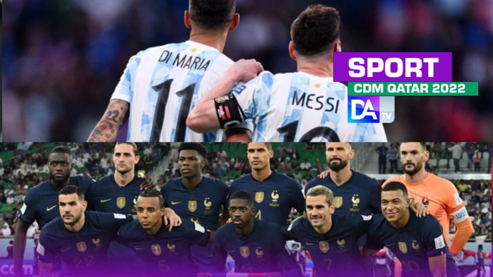 Mondial: Varane et Upamecano titulaires en finale, Di Maria aligné avec l'Argentine