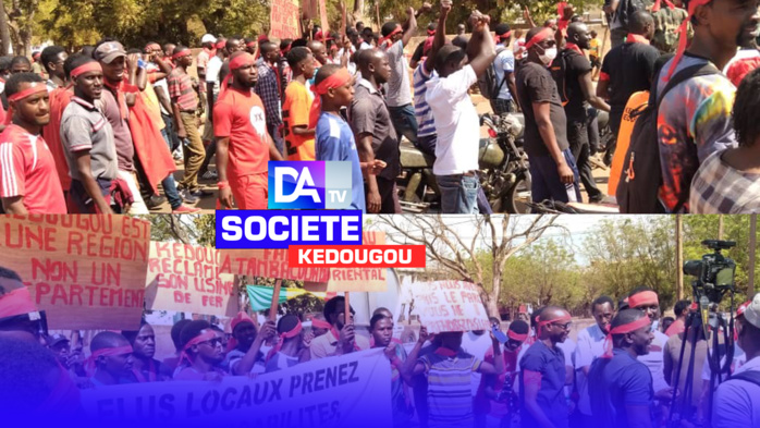 Kédougou : les populations marchent contre le projet Pôle Sénégal Oriental. Kédougou : les populations marchent contre le projet Pôle Sénégal Oriental.