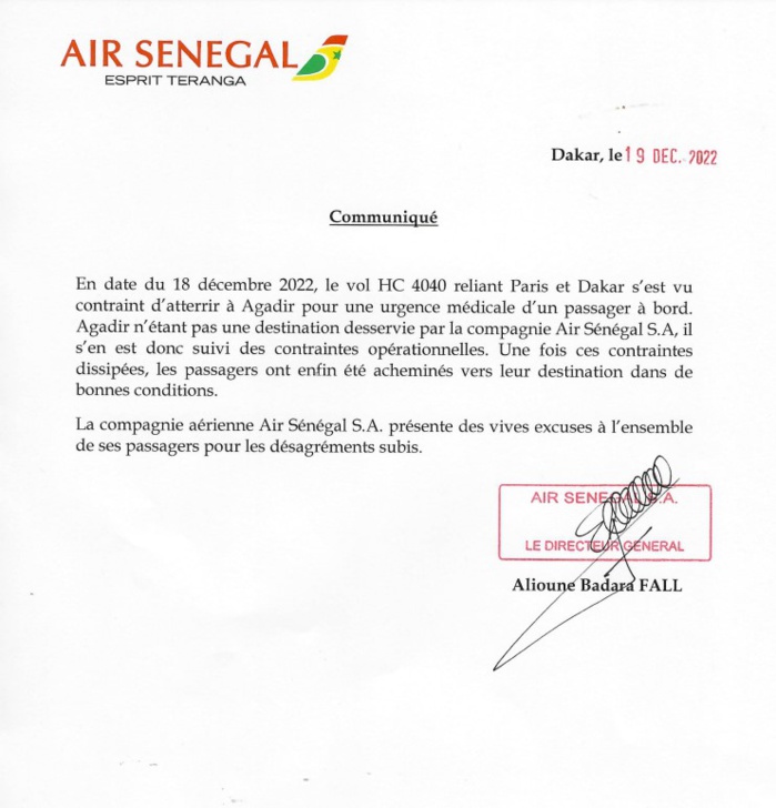 Air Sénégal : Si le ridicule tuait...