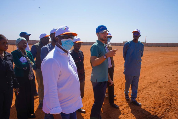 Diass : Visite du DG de Apix S.A, le docteur Abdoulaye Baldé, au niveau de la Zone Économique Spéciale (images).