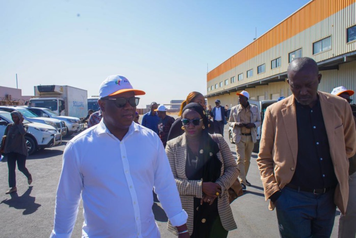 Diass : Visite du DG de Apix S.A, le docteur Abdoulaye Baldé, au niveau de la Zone Économique Spéciale (images).