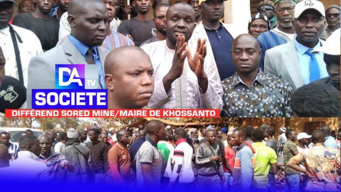 Différend SORED MINE / Maire de Khossanto : les populations accompagnent leur maire à la gendarmerie Différend SORED MINE / Maire de Khossanto : les populations accompagnent leur maire à la gendarmerie