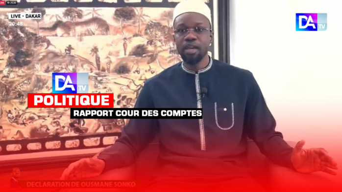 Rapport cour des comptes : Ousmane Sonko accuse le président Sall et invite les populations à faire face