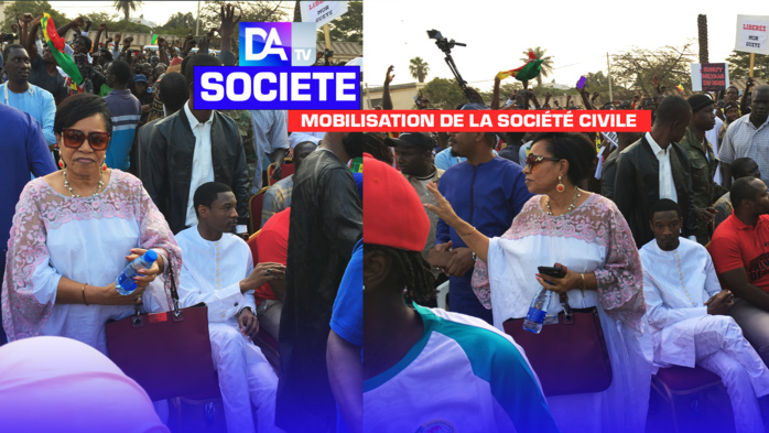 Mobilisation de la société civile: Pape Djibril Fall indésirable sur place a récolté des huées.