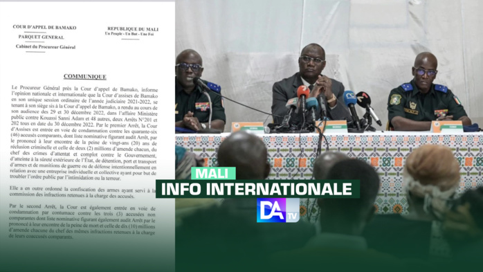 Mali: les 46 militaires ivoiriens détenus depuis juillet condamnés à 20 ans de prison Mali: les 46 militaires ivoiriens détenus depuis juillet condamnés à 20 ans de prison