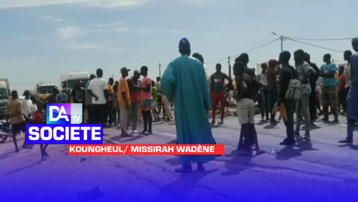 Koungheul/ Missirah Wadène: La population barre l'axe Dakar-Tamba à cause des accidents.