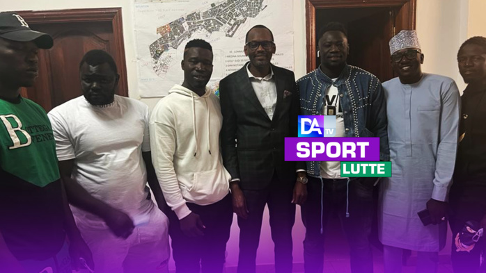 Le lutteur Boy Niang 2 rend visite à Habib Niang pour le remercier