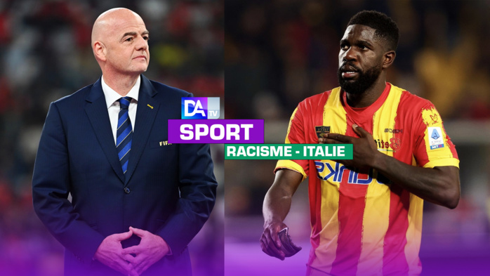 Racisme - Italie : le président de la FIFA, solidaire avec les footballeurs Umtiti et Banda victimes de cris racistes Racisme - Italie : le président de la FIFA, solidaire avec les footballeurs Umtiti et Banda victimes de cris racistes