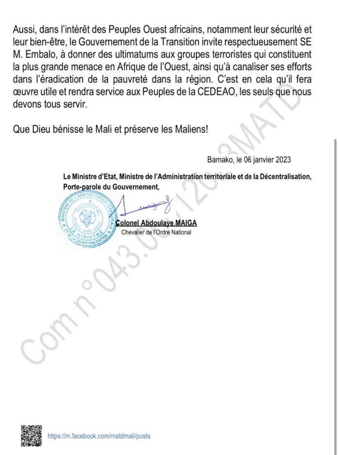 Mali : le président de la transition, le colonel Assimi GOITA accorde une grâce et une remise totale de peine aux 49 militaires ivoiriens. (Décret) Mali : le président de la transition, le colonel Assimi GOITA accorde une grâce et une remise totale de peine aux 49 militaires ivoiriens. (Décret)