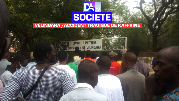 Accident tragique de Kaffrine : désormais Moussa Soumboundou et deux autres corps reposent au cimetière de Vélingara.