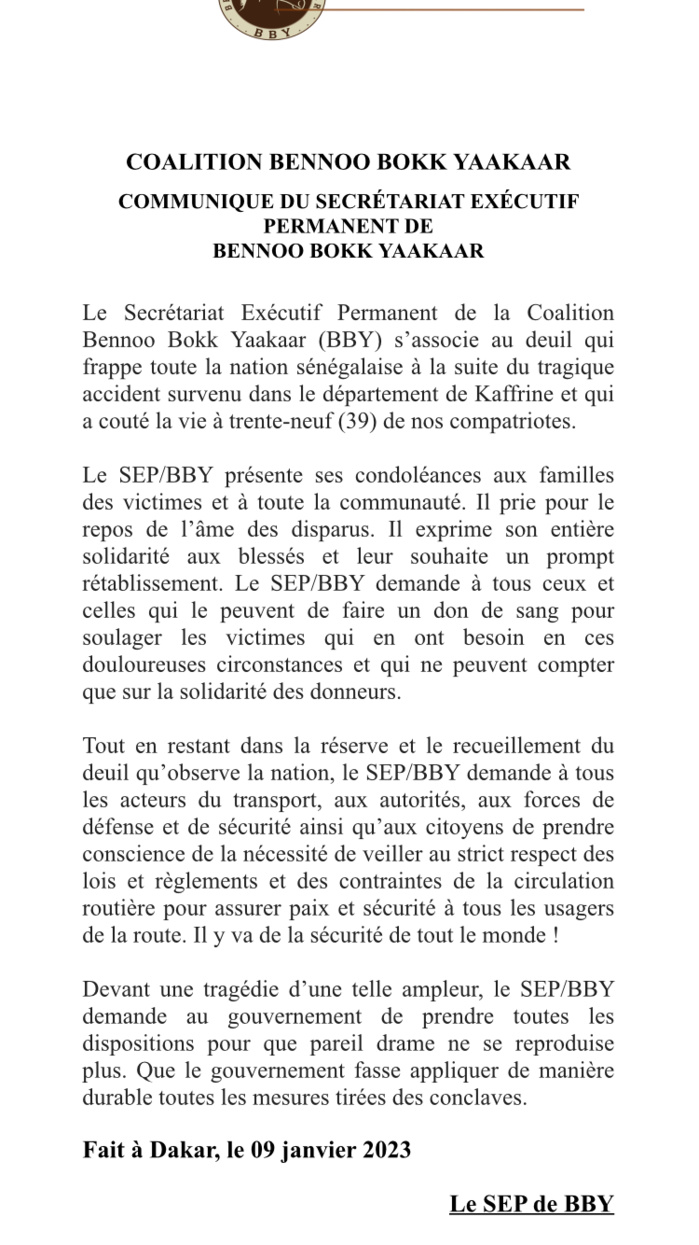 Drame de Sikilo le SEP/BBY s’associe à la peine et exhorte le gouvernement à faire appliquer des mesures durables. Drame de Sikilo le SEP/BBY s’associe à la peine et exhorte le gouvernement à faire appliquer des mesures durables.