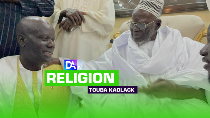 Touba Kaolack: Malick Gakou reçu par le khalife général des mourides.