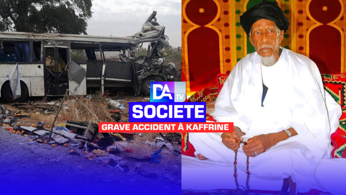 Accident mortel à Kaffrine : le Khalife général de la Khadrya demande plus de prudence et recommande des séances de prières Accident mortel à Kaffrine : le Khalife général de la Khadrya demande plus de prudence et recommande des séances de prières